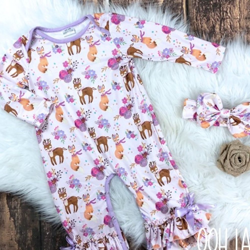 Forest Friends Romper